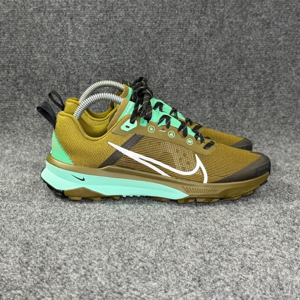 Nike React Zoom Terra Kiger 9 Trail Running Shoe Men 6.5 Olive Flak Spring Green